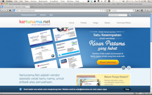 Screenshot Kartunama.net