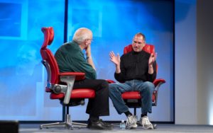 Walt Mossberg and Steve Jobs