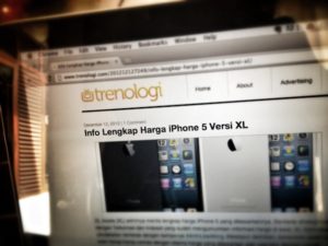 Daftar Harga iPhone 5 versi XL di trenologi
