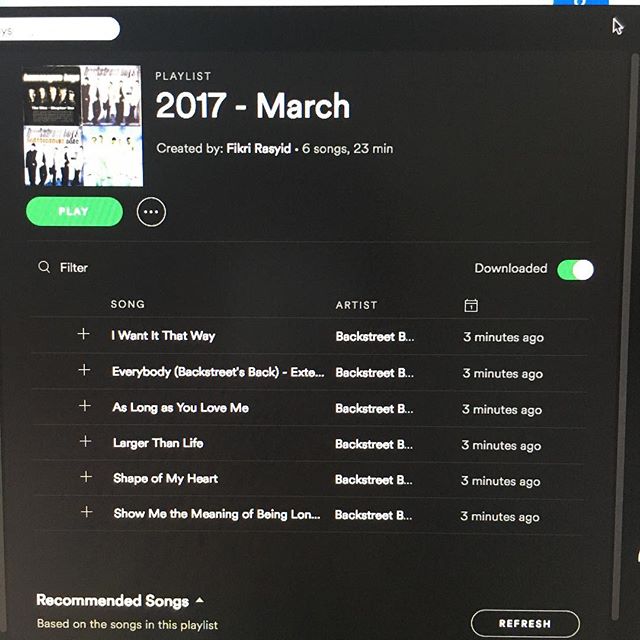 Starting March’s playlist with…